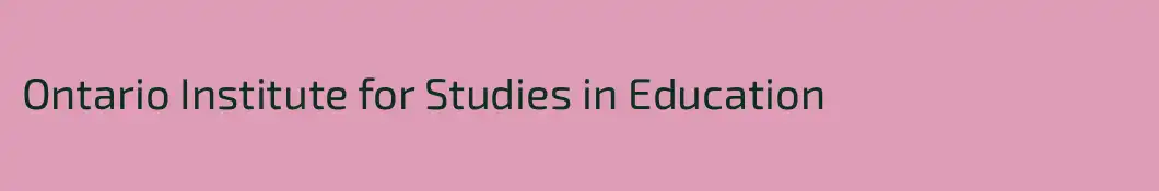 Ontario Institute for Studies in Education